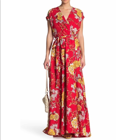 Meghan LA Dresses & Skirts - NEW MEGHAN LA red floral Jasmine maxi dress $425 Meghan LA Dresses & Skirts - NEW MEGHAN LA red floral Jasmine maxi dress $425